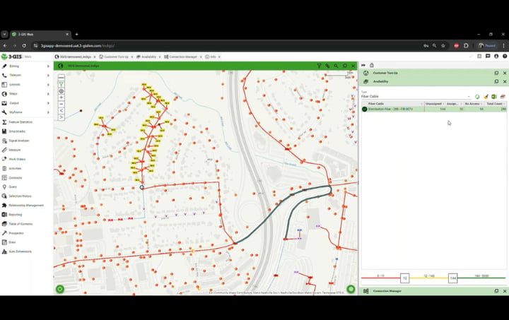 Modeling Connectivity in 3-GIS | Web - Making the logical network logical Image