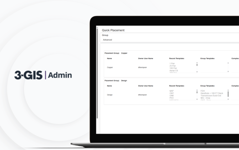 3-GIS | Admin spec sheet
