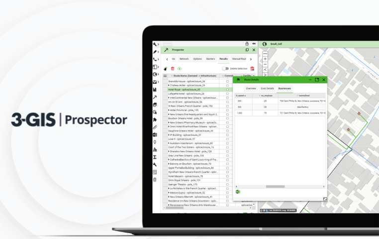 3-GIS | Prospector spec sheet