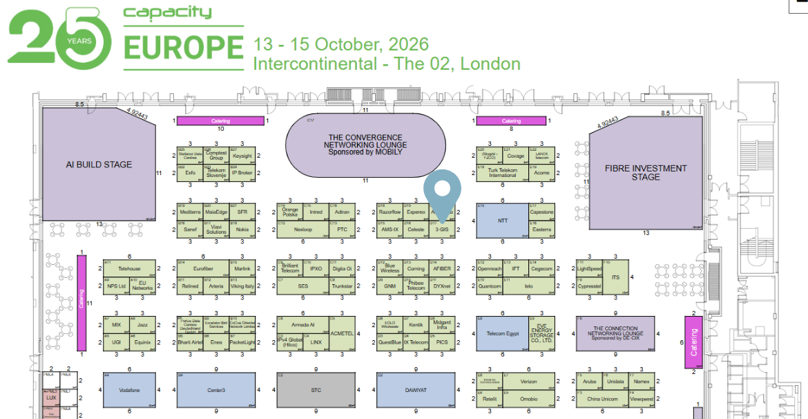 3-GIS at Capacity Europe 2026