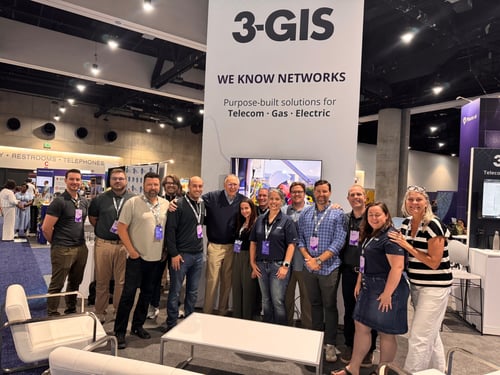 Team 3-GIS with Jack Dangermond at the 2026 Esri User Conference
