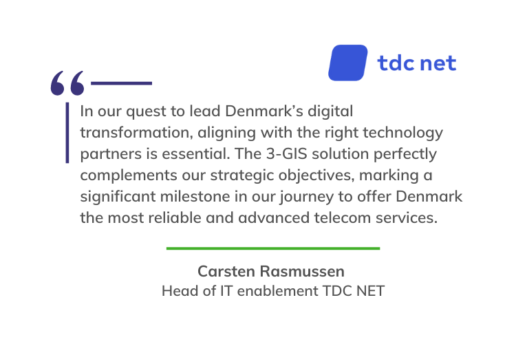 Futureproofing Denmark's telecom infrastructure: Why TDC NET chose 3-GIS