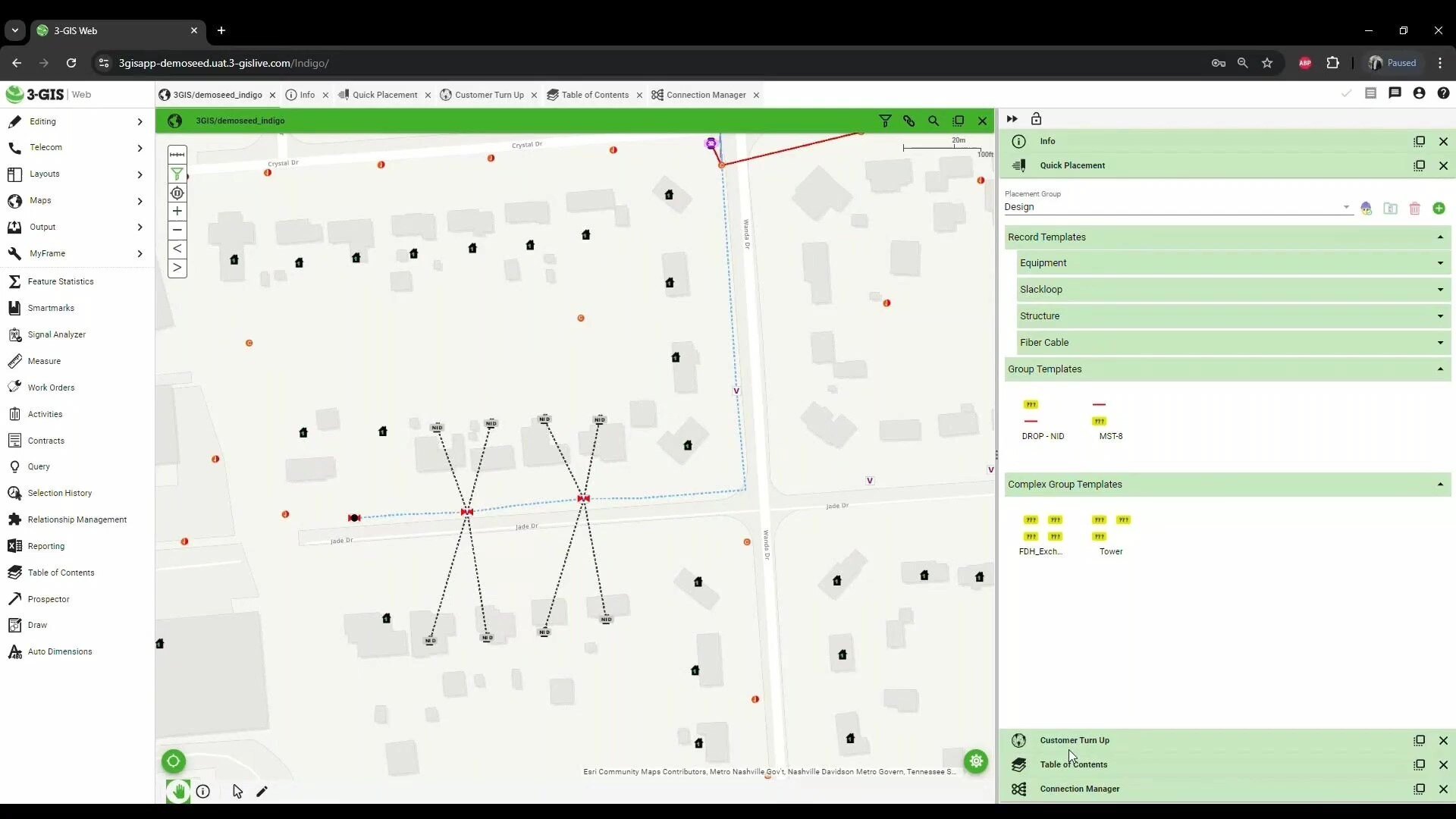 Making fiber network connectivity modeling easier